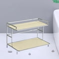 thumbnail image 3 of DOLITY 2 Tier Small Storage Rack Bathroom Shelf for Bathroom Bedroom Countertop White, 3 of 7
