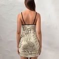 thumbnail image 4 of Ladies Elegant Sling Sleeveless Sexy Dress leaf, 4 of 6