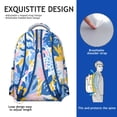 thumbnail image 5 of Retro Tribal Boho Backpack - Vintage Style & Sturdy Oxford Construction | Roomy 17" Laptop Pocket, Water-Resistant Daypack for Students & Commuters, 5 of 6