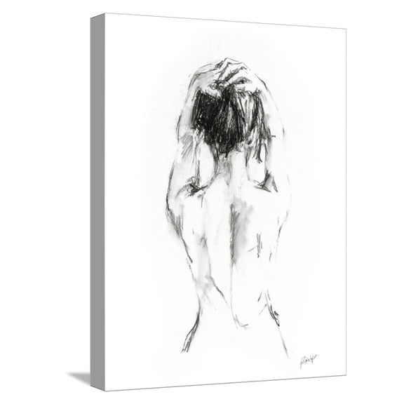 Art.com Back Study II Stretched Canvas Print Wall Art by Ethan Harper, 12" x 16"