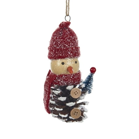 Pinecone Snowman - Kurt S. Adler 5.75