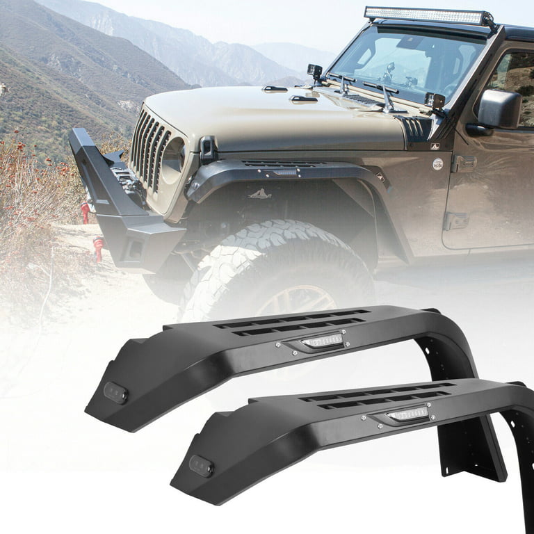2018-2024 Jeep Wrangler JL/Jeep Gladiator JT Fender Flares Sequential –  Winjet Automotive