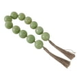 thumbnail image 4 of Contemporary Beaded Garland Accent for Home Decor - Refined Bathroom, Office, Room and Living Room Styling - Elegant Decorative Ornaments for Shelf and Coffee Table Display - 2", Green, 4 of 10