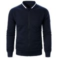 thumbnail image 4 of Yokua Men's coat Casual Fit Baseball Letterman coat Boys Bomber coat, 4 of 10
