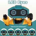 thumbnail image 2 of Toytexx RC Robot Toy for Kids with Remote Control, Gesture Sensing, Programmable Actions, LED Eyes, Music, Dance & Voice Recording, Rechargeable Interactive Robot Gift Ages 3+(Random Color), 2 of 10