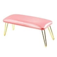 thumbnail image 2 of Gazechimp Manicure Hand Rest Non Slip Nail Hand Rest Stand Arm Rest for Nail Techs Use Pink and gold, 2 of 8