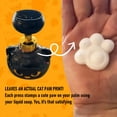 thumbnail image 4 of Dispensador De Jabón De Espuma Con Forma De Pata De Gato, Botella Con Bomba De Espuma Recargable, Crea Espuma En Forma De Pata Para Y Cocina, Color Negro, 4 of 7