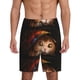 thumbnail image 1 of Balery Animal Cat Pantalones cortos de pijama de punto de algodón para hombre con cinturilla y bolsillos-3X-Large, 1 of 6