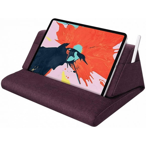 Tablet Yastık Standı, Yastık Tutucu 11 inçe kadar Tablet için Okuma Yastığı Yeni iPad 10.2" 2020/iPad Air 4 3 2/iPad Pro 2021, Mini 5 4 3, Samsung Galaxy Tab S7/S6, Fuşya ile Uyumlu