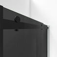 thumbnail image 6 of Essence 44-48 Inch W x 76 Inch H Frameless Smoke Gray Glass Bypass Shower Door in Matte Black, 6 of 10