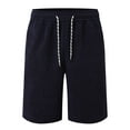 thumbnail image 5 of Kctiaxy Mens Shorts Casual Drawstring e Lastic Waist Sweatshorts Gym Shorts Fleece Stretch Fitness Training Breathable Outdoor Runing Shorts with Pockets, 5 of 9