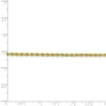 thumbnail image 2 of 10k Yellow Gold 2.5mm Sparkle-Cut Rope Chain - 12.4 Grams - 30 Inch - Lobster Claw, 2 of 4