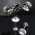 thumbnail image 5 of 4 piezas de diamante transparente brillante con forma de cáliz de cristal con forma de copa de cortina con hebilla, ganchos de pared, colgadores de gancho con cordones, gancho con cordones, bronce Feliz Sencillez, 5 of 5