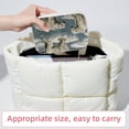 thumbnail image 6 of Polar Bear Velvet Portable Jewelry Stand with Removable Compartment - Travel Organizer, Earring Holder, and Organizer Box - Gift, 6 of 7