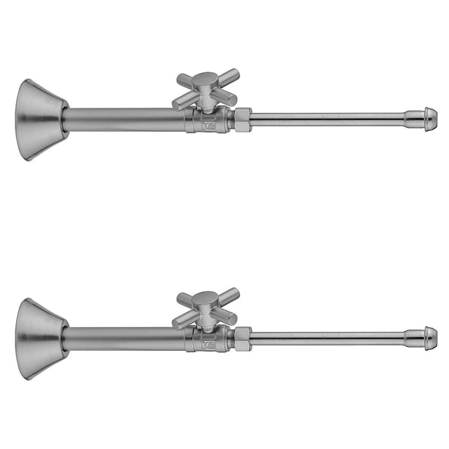 Jaclo 631-4-62-SG 1/2Swtx3/8Od Valve Kit-Cont Cross 631-4-62 Satin Gold