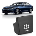 thumbnail image 4 of Cubierta De La Etiqueta Engomada Del Botón Del Interruptor Del Freno De Estacionamiento Del Freno De Mano Del Coche Para Bmw 44818 5 / 6 Series 61312822518 Yuarrent VI003306-00, 4 of 7
