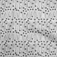 thumbnail image 1 of oneOone Velvet Gray Fabric Abstract Floral Craft Projects Decor Fabric Printed By The Yard 58 Inch Wide, 1 of 5
