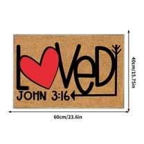 Beautynvta Valentine‘s Day Doormat, Valentine's Day Decoration, Non-Slip Washable Entrance Mats, Inside Mat for Front Door, Welcome Doormat for Front Porch Decor Home Indoor Outdoor