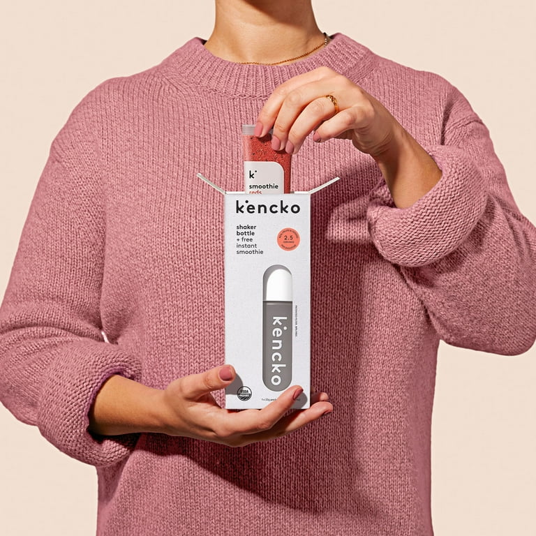 Kencko Instant Smoothie Starter Pack, Bottle + 1 Free Smoothie