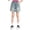 1-Blue1651, variant on Kiijoy Denim Shorts for Girls Casual Pull-On Loose Fit Denim Shorts, Sizes 4-15
