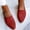 Red, variant on Babysbule Sandals for Women Women's Pointed Toe Low Heel Shoes Weave Casual Shoes Solid Fashion Women's Sandals Shoes