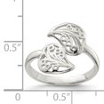 thumbnail image 2 of 925 Sterling Silver Filigree Ring Flower Leaf, 2 of 6