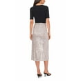 thumbnail image 3 of Vince Camuto Apparel Women's Maxi Skirt W Side Slit Silver , Xs Reg US, 3 of 4
