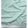 thumbnail image 1 of Soimoi Poly Georgette Fabric Triangle & Saxophone Musical Instrument Decor Fabric Printed Yard 52 Inch Wide, 1 of 3
