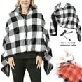 thumbnail image 1 of BotaniNest Multifunctional Blanket Heated Shawl USB Heated Shawl Warm Blanket Heated Mat Extra 150cm Extension, 1 of 6