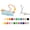 1, variant on 24-Color Tip Markers Portable Roll Case For Art Drawing Coloring Set