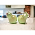 thumbnail image 2 of Hand Painted Ceramic Pear Salt and Pepper Shakers 2 7/8 inch, 2 of 3
