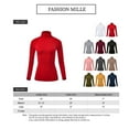 thumbnail image 5 of Women Soft Long sleeve Lightweight Turtleneck Top, 5 of 5