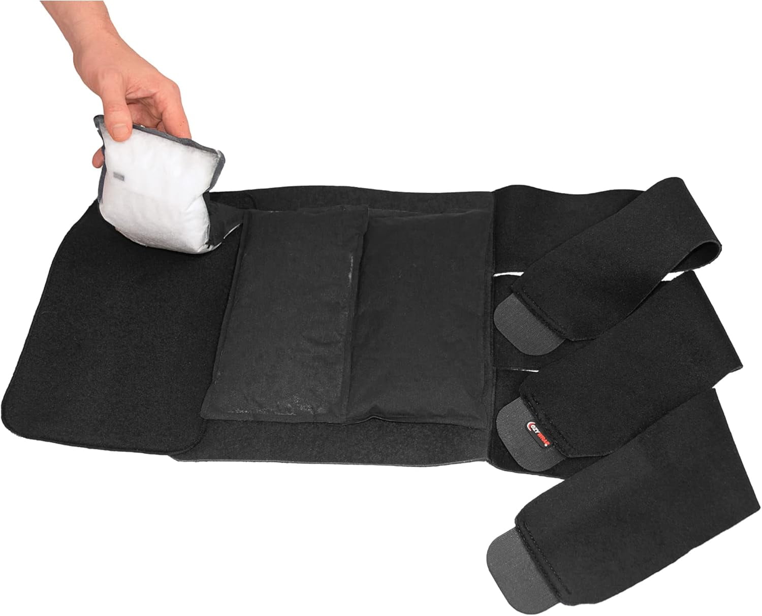 Ezy Wrap Knee Cold Therapy Compression Wrap – Hot or Cold Body Wrap for Knee Pain Relief – Patented First Gel & First Ice Pack Wrap – Knee Injury & Surgery Recovery Medical Wrap