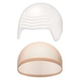 thumbnail image 6 of Tanglewen 2 Pcs Halloween Bald Caps Makeup Latex Bald Caps Head Wig hat Costume Accessories for Adults(Skin Color,Simple Style-B), 6 of 10