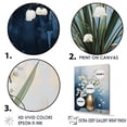 thumbnail image 3 of Designart "Still Life In Cool Hues" Snowdrops Floater Framed Wall Decor, 3 of 5