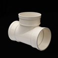 thumbnail image 4 of 110mm 3 Way(90)round Splitter Duct Connector Xd11cm White Abs Plastic, 4 of 5