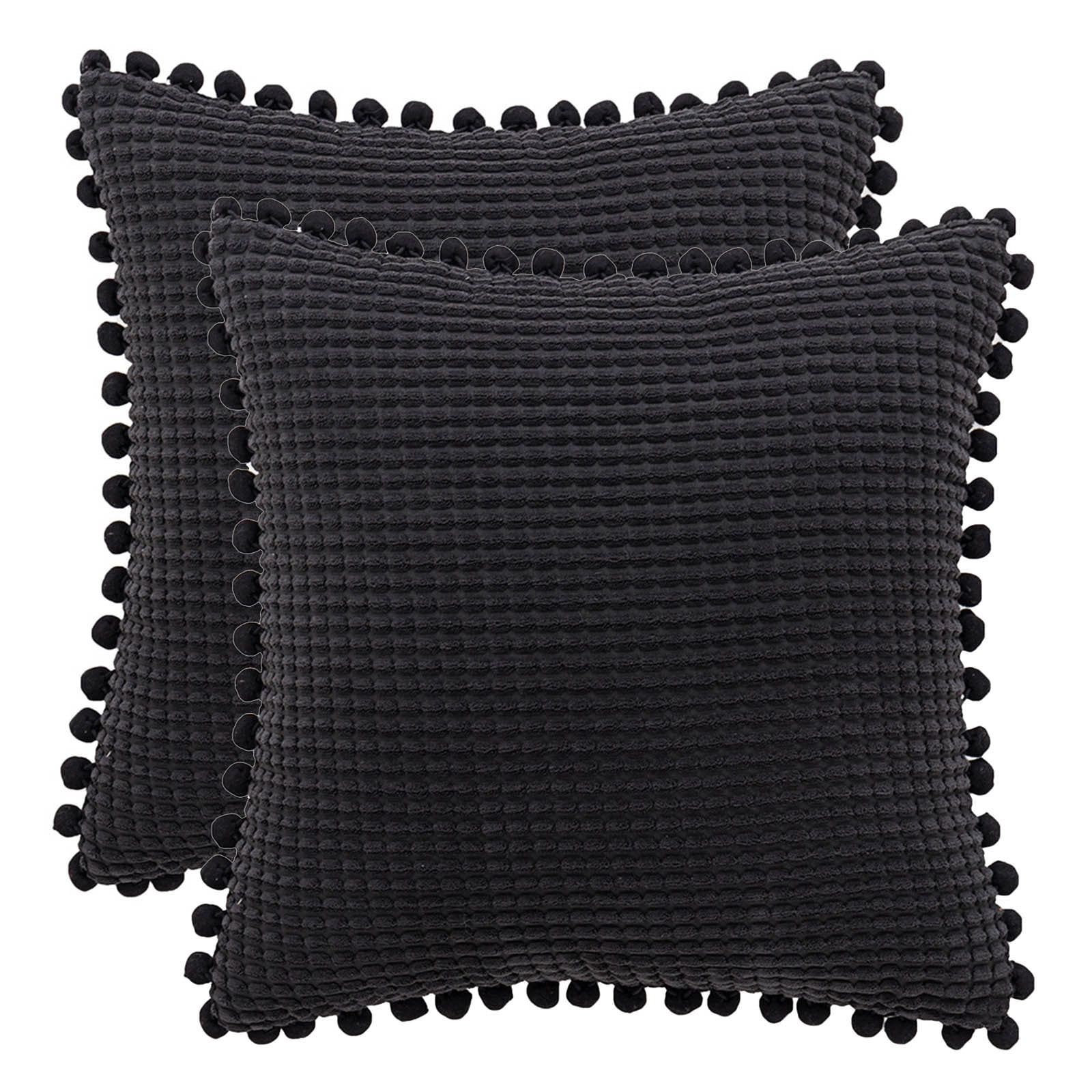 Gaiseeis 2 Packs Boho Decorative Throw Pillow Covers 18x18 Inch With