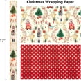 thumbnail image 5 of Christmas Wrapping Paper, Reversible Nutcracker, Dot Design Gift Wrapping Paper Suitable for Christmas, Mini Roll (17 Inch X 32.8 Feet), 5 of 12