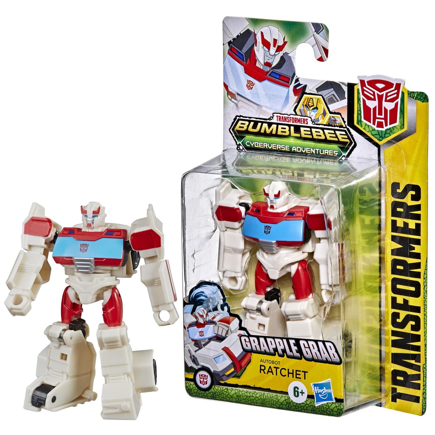 Transformers Cyberverse Action Attackers: Scout Class Autobot Ratchet Action Figure Toy