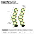thumbnail image 2 of Cauagu Turtle On Skateboard Print Crew Socks for Women and Men,Adult Athletic Running Socks 1-Pair Sports Socks Work Gear Socks with Moisture Wicking, 2 of 6