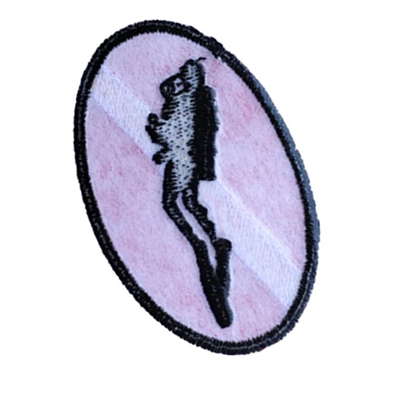 Scuba Diving Flag Embroidered Patch – Iron-On Or Sew-On, Multicolor, For Dive Gear & Apparel