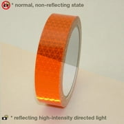 Oralite (Reflexite) V98 Microprismatic Conspicuity Tape: 1 in x 15 ft. (Fluorescent Orange)