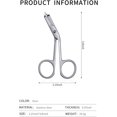 thumbnail image 2 of Eyebrow Tweezers Handle Shaped Angled Tweezers Flat Tip Hair Plucker-Set of 3, 2 of 4