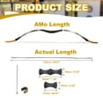 thumbnail image 2 of Uxcell 49.21" Archery Bow String Replacement 12 Strands for Recurve Longbow Black, 2 of 6