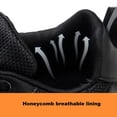 thumbnail image 3 of Men Safety Shoes Lightweight Steel Toe Cap Trainers Breathable Work Protective Sneakers Non-slip EU 35-47, 3 of 7