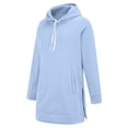 thumbnail image 5 of COMVALUE Womens Warmy Sweatshirt Oversized Hoodie Dress with Pockets | shirt dresses for women 2026 women's fashion hoodies & sweatshirts lightweight hoodies for women (Sky Blue, 4XL), 5 of 6