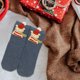 thumbnail image 5 of Calcetines Navideños con Dibujos Animados | Calcetines de Media Caña para Otoño E Invierno | Nylon y Elastano | Multicolor | 26 X 8 Cm | 1 Par, 5 of 6