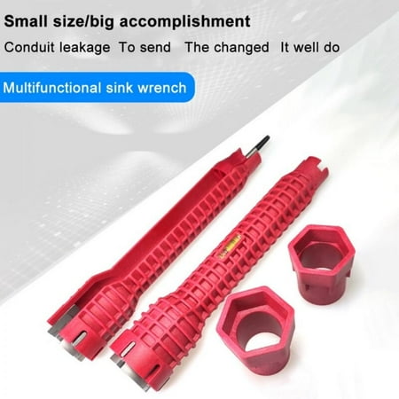 

Delivery On Time!!Faucet Repair Tools Anti-slip Kitchen Sink Repair Wrench Set Bathroom Faucet Assembly Plumbing Water Heater Spanner Hand Tools