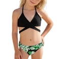thumbnail image 1 of Huanglei Adorable Girls Swimwear Two Piece Bikini With Cover Up For Beach And Pool Summer Outfit ,, 1 of 6