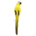 thumbnail image 4 of Pluma de espuma artificial loro imitación pájaro modelo hogar ornamento (amarillo), 4 of 7